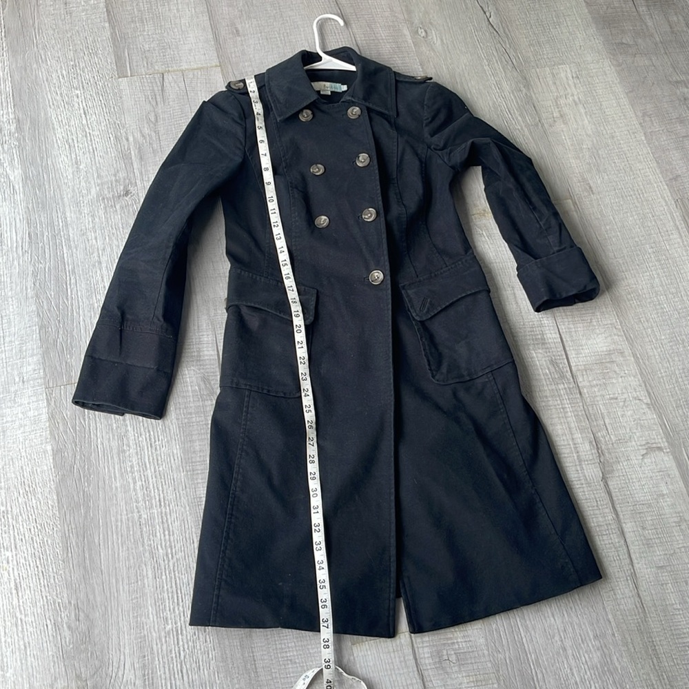 Boden Black Double-Breasted Coat - Picture 10 of 16